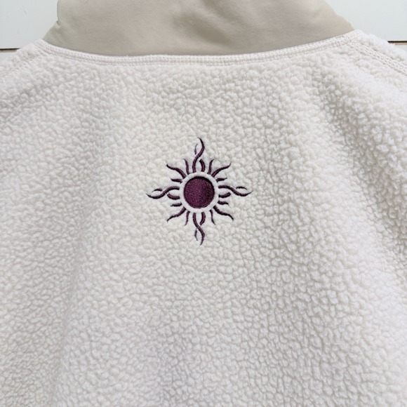 The North Face Cragmont 1/4-Snap Fleece Pullover in cream Engraved Vail 2022 L - Picture 7 of 10